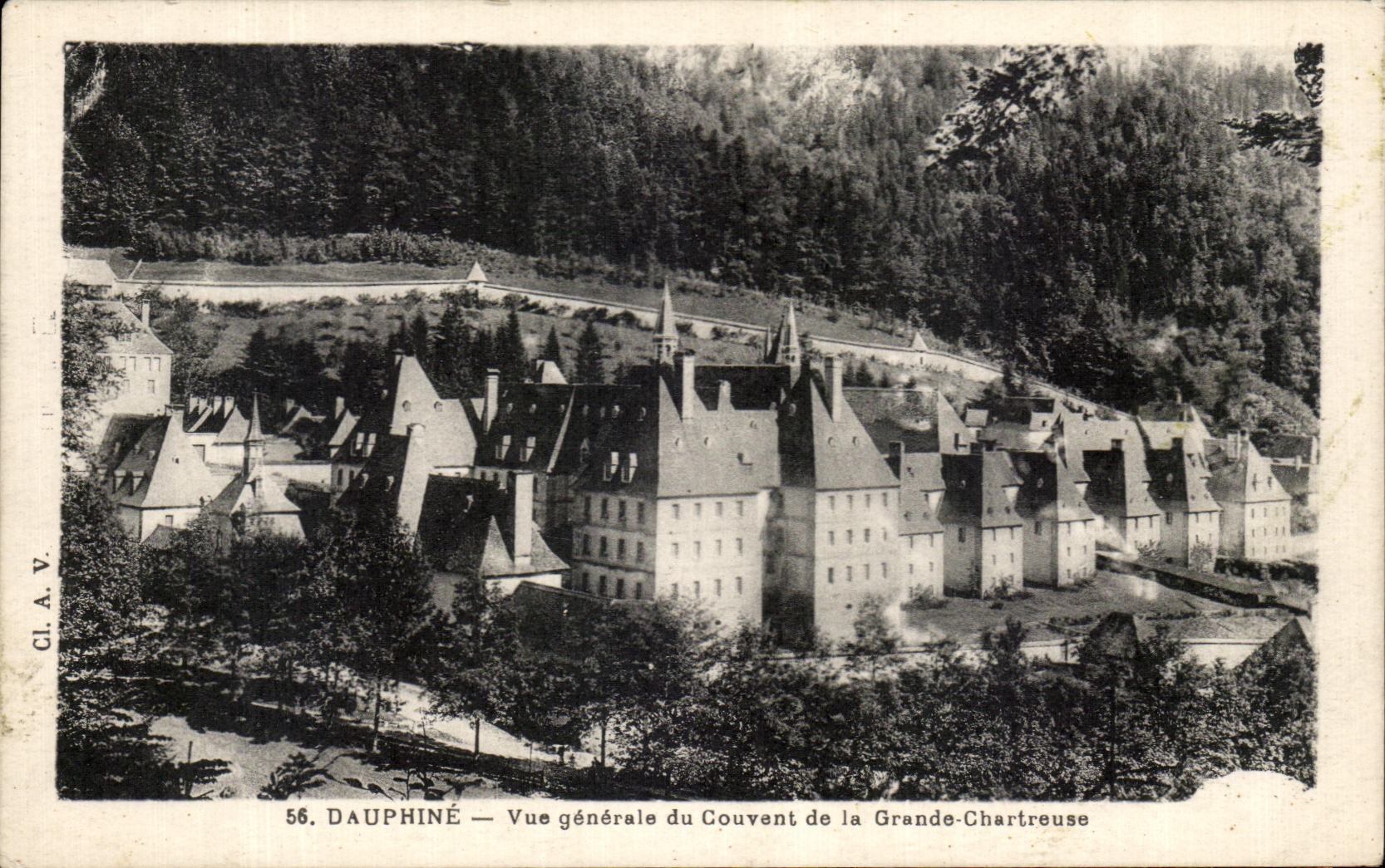 Dauphine CPA View of the Convent of Large Chartreuse