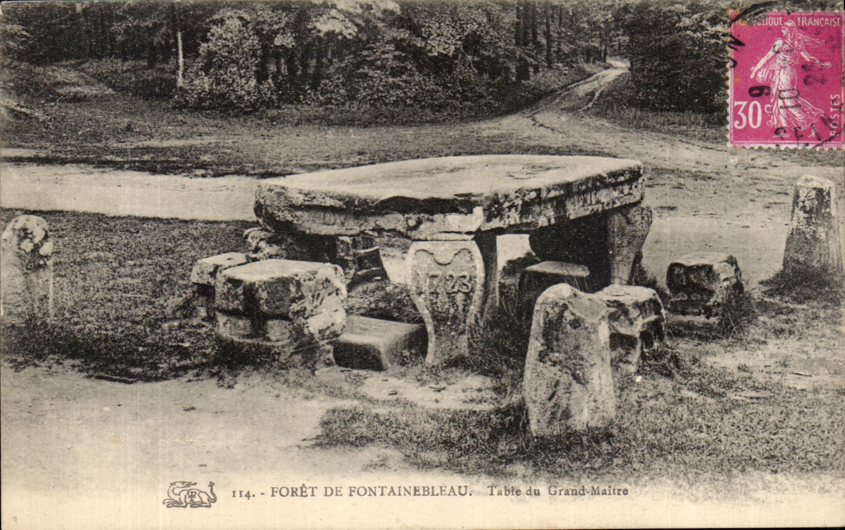 CPA Foret of Fontainebleau Counts of the large Master