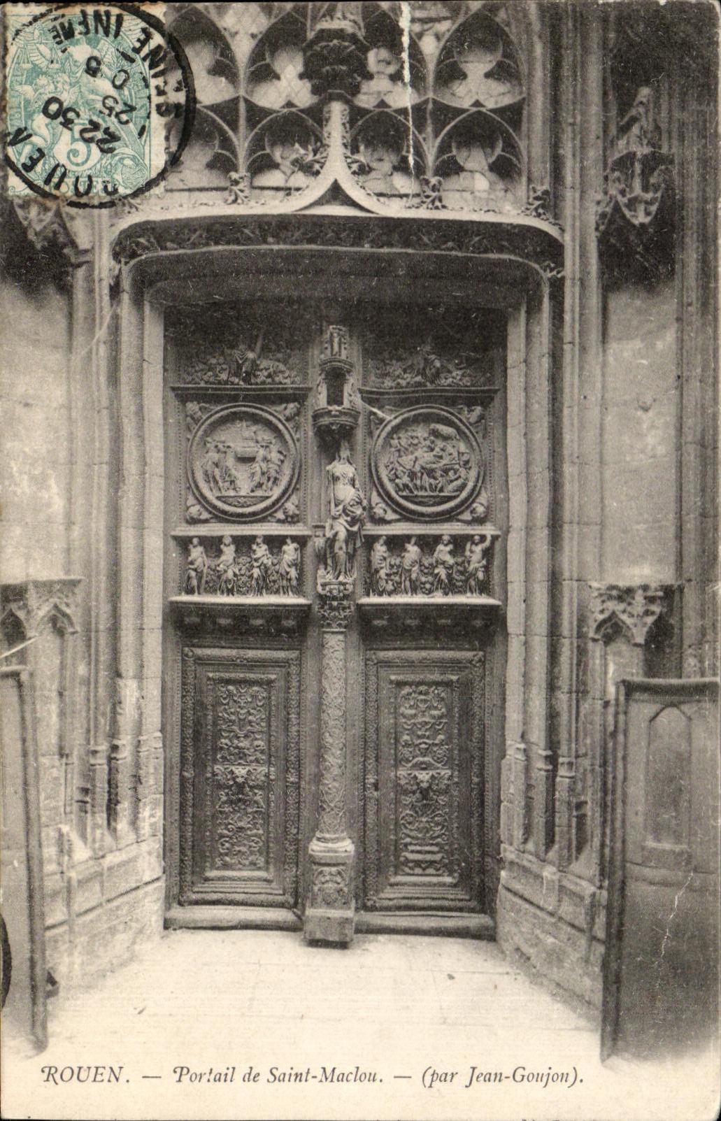 CPA Rouen Gate of Saint Maclou Jean Pin