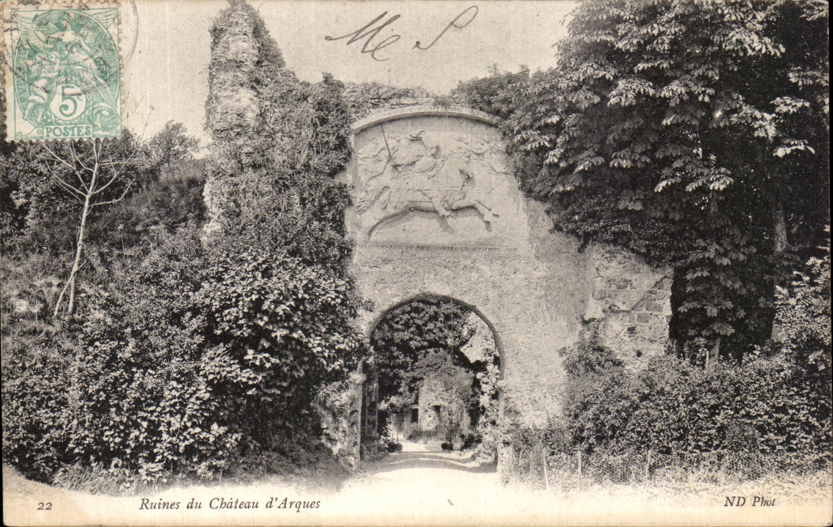 CPA Ruines du Chateau d'Arques