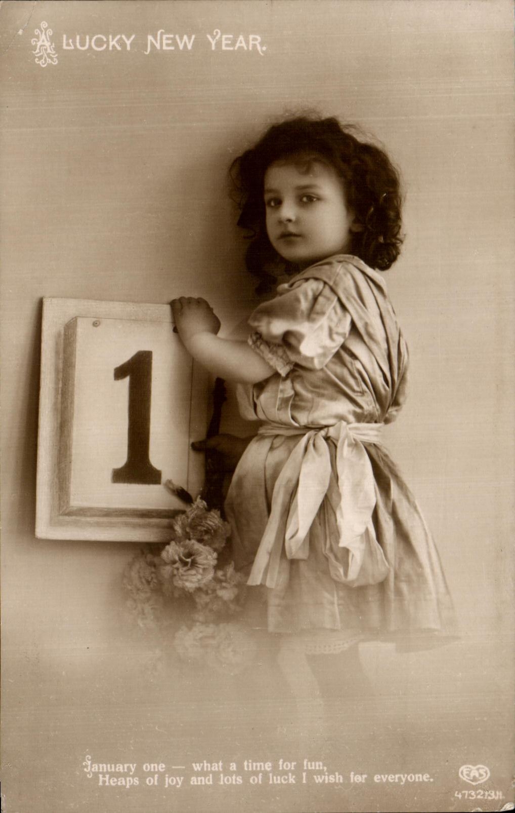 CPA Lucky New Year Enfant