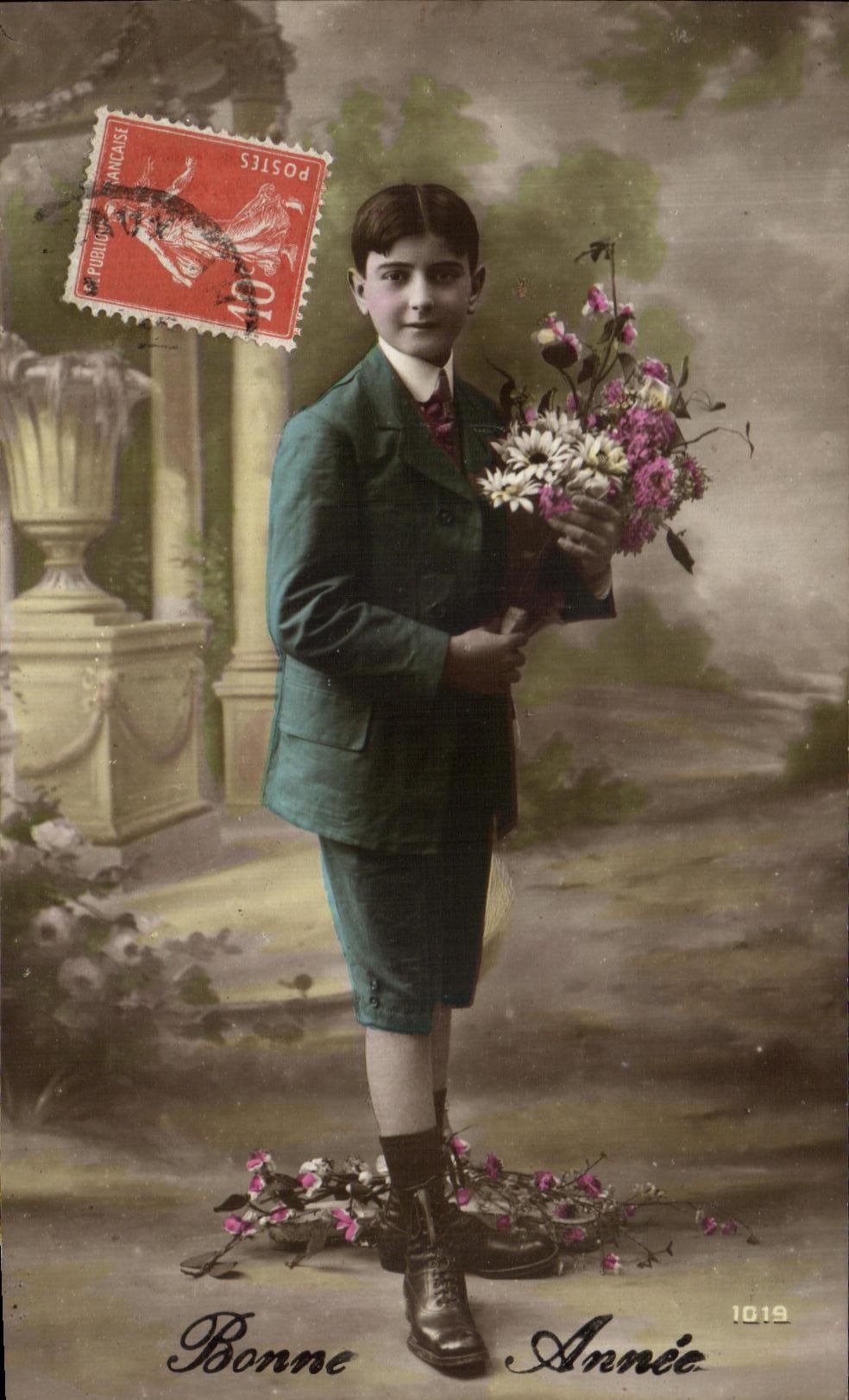 CPA Bonne Annee Enfant