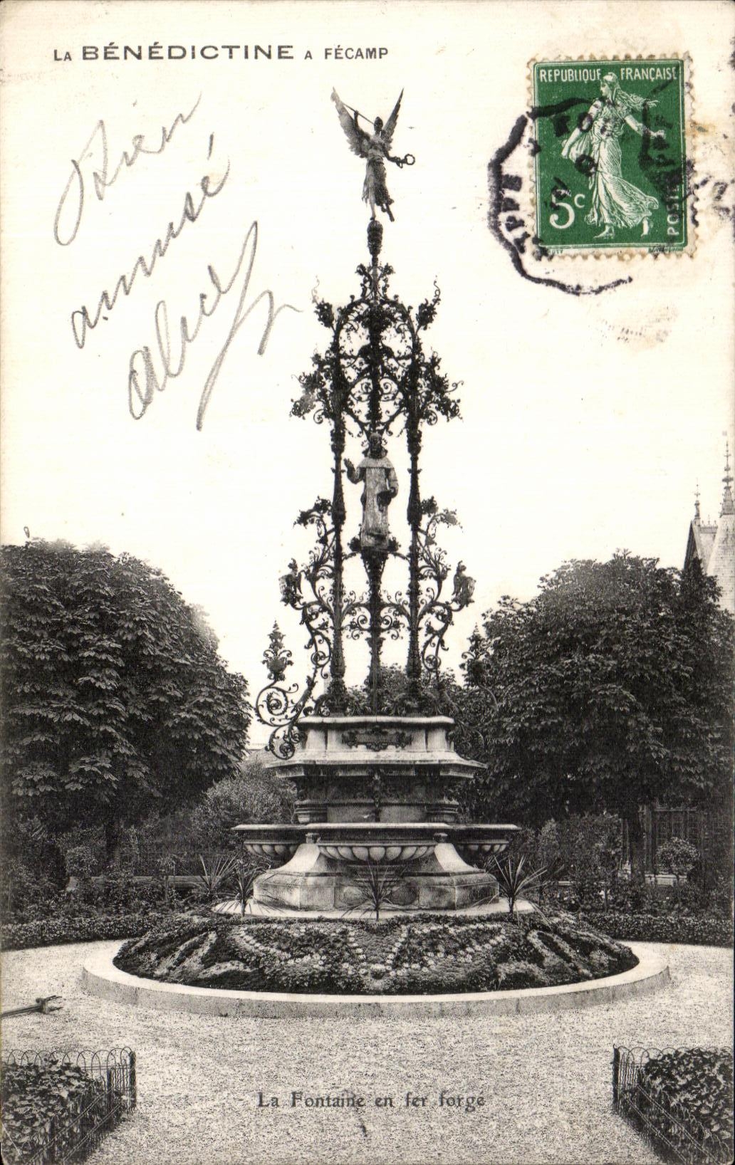 El benedictino de CPA tiene Facamp la fuente del hierro labrado