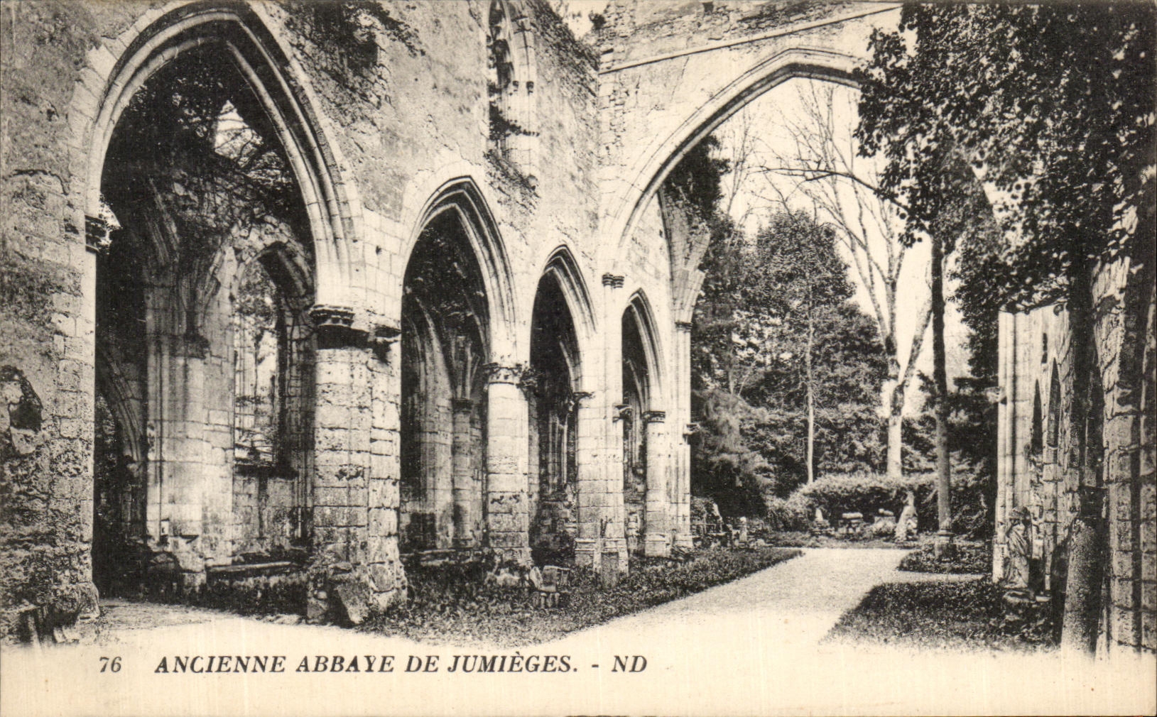 CPA Old Abbey of Jumieges