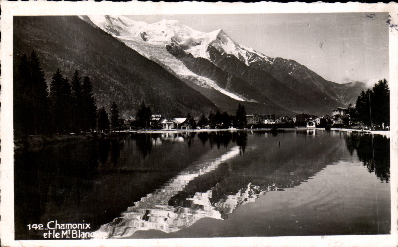 CPA Chamonix And the Mr Blanc