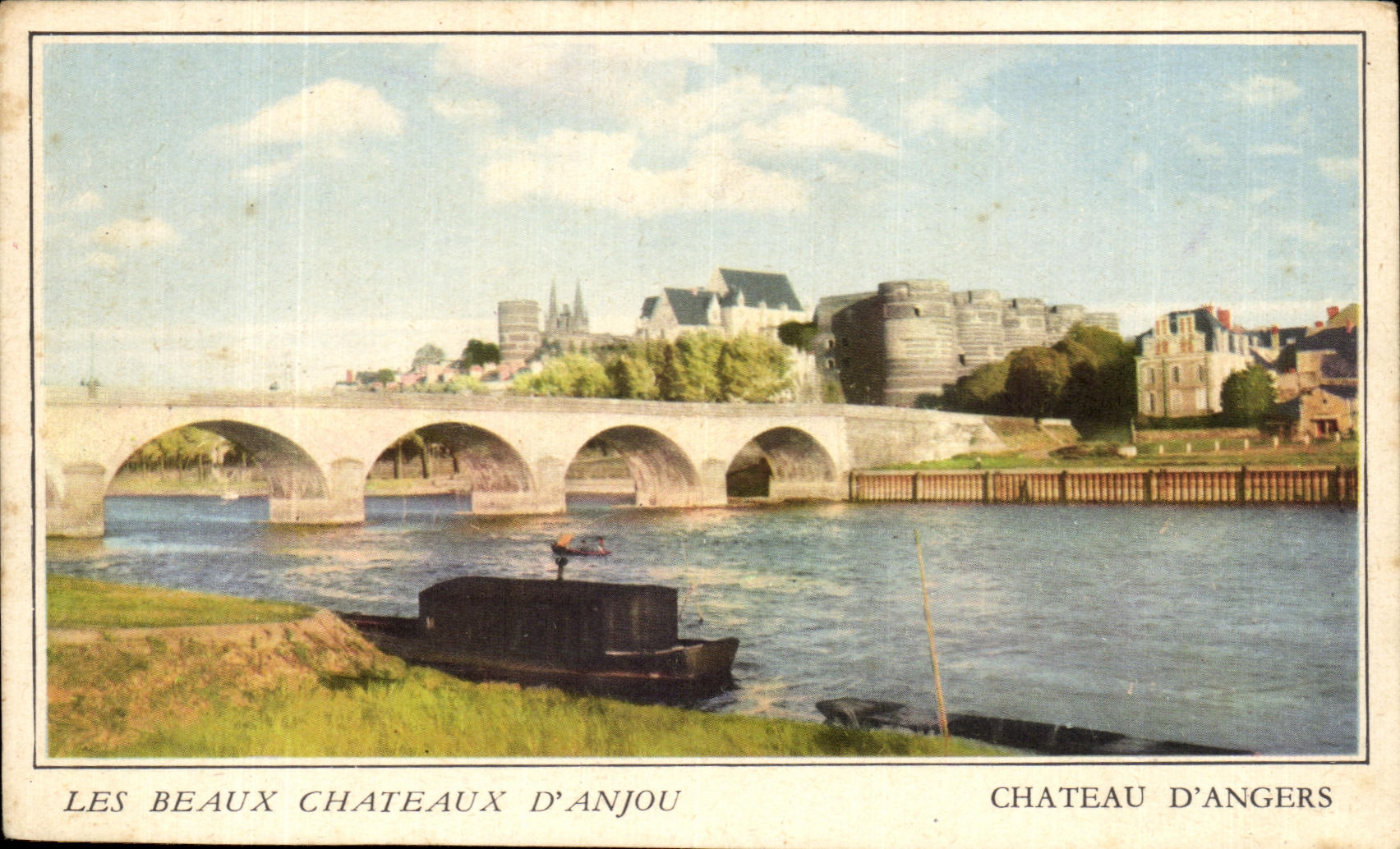 Beautiful CPA Cateaux Of Anjou Castle of Angers