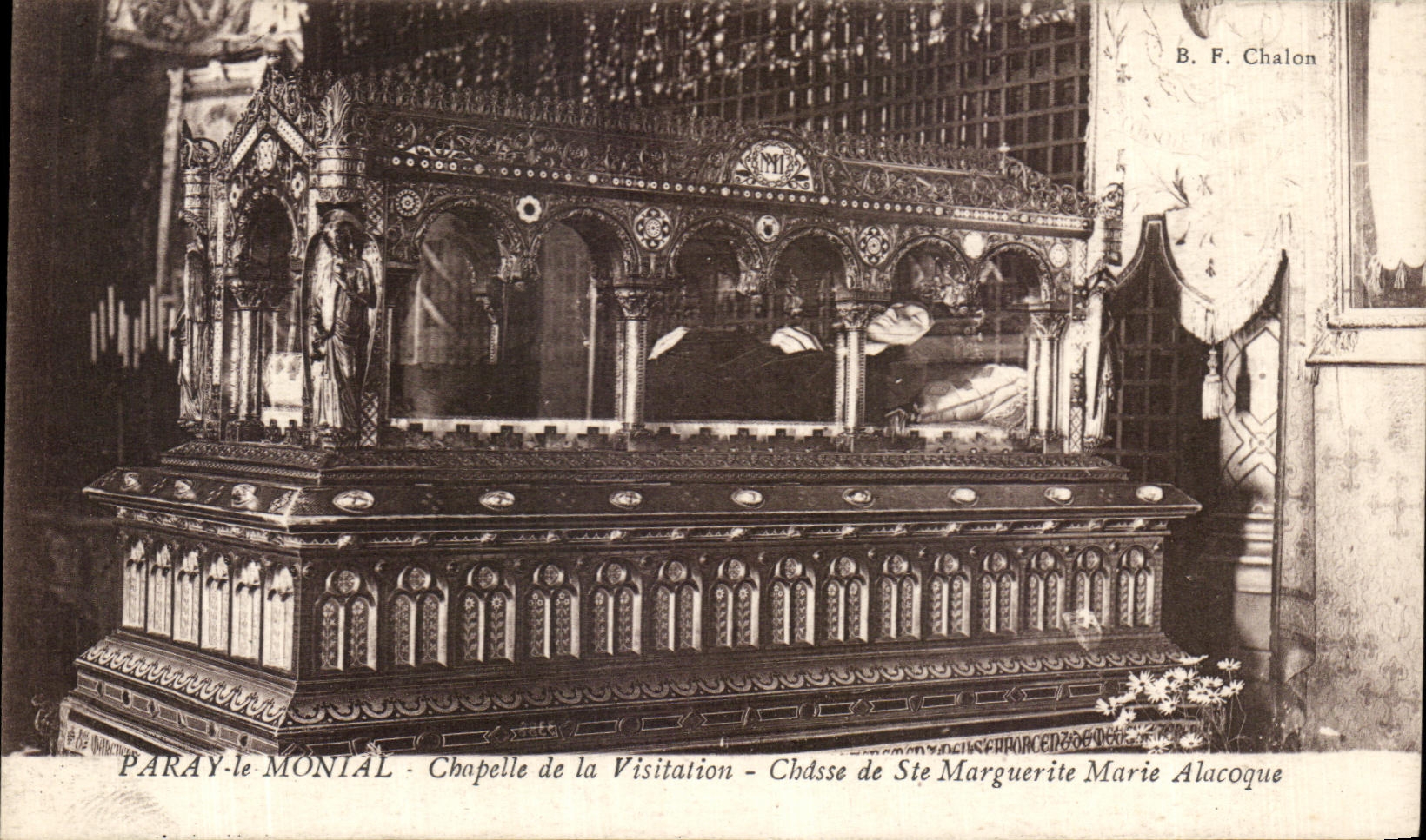 CPA Paray Monial Chapelle Of the Visitation Drives out co Marguerite Marie Alacoque