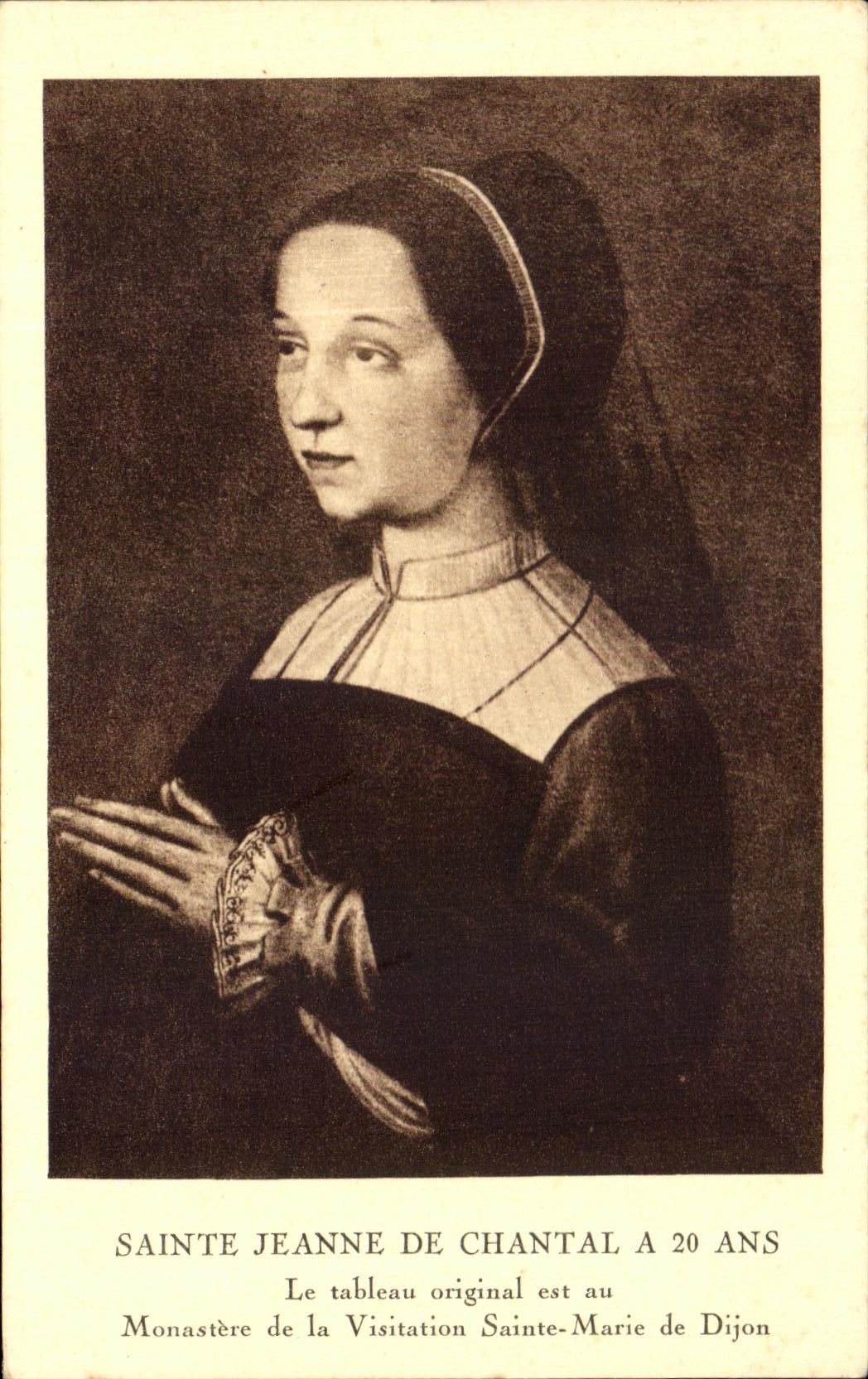 CPA Sainte Jeanne De Chantal is 20 Years old Monastery of the Visitation Sainte Marie has Dijon