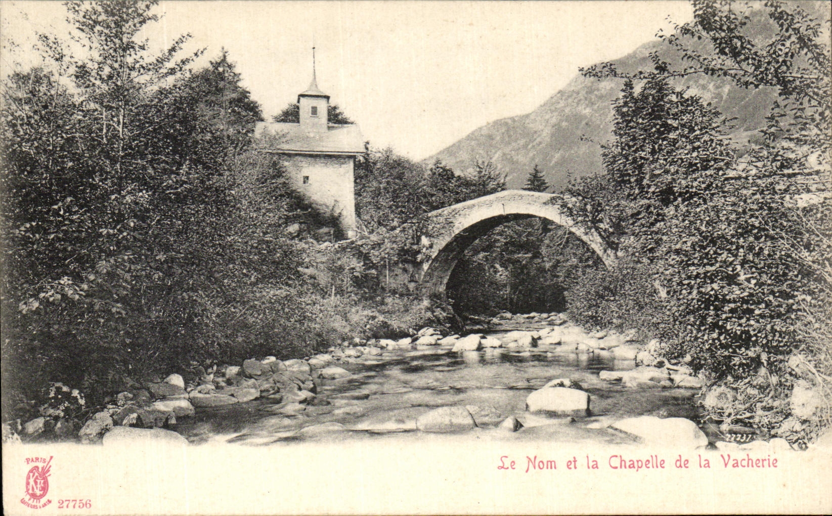 CPA the Name And La Chapelle Of the Nasty trick