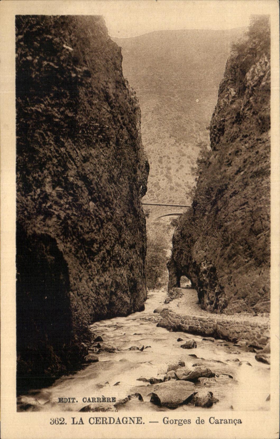 CPA Cerdagne Falls De Caranca