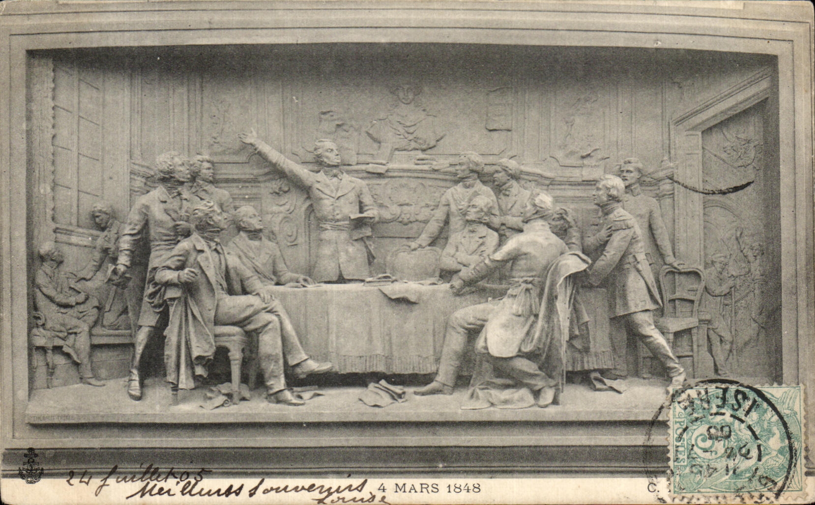 CPA March 4th 1848 Revolution