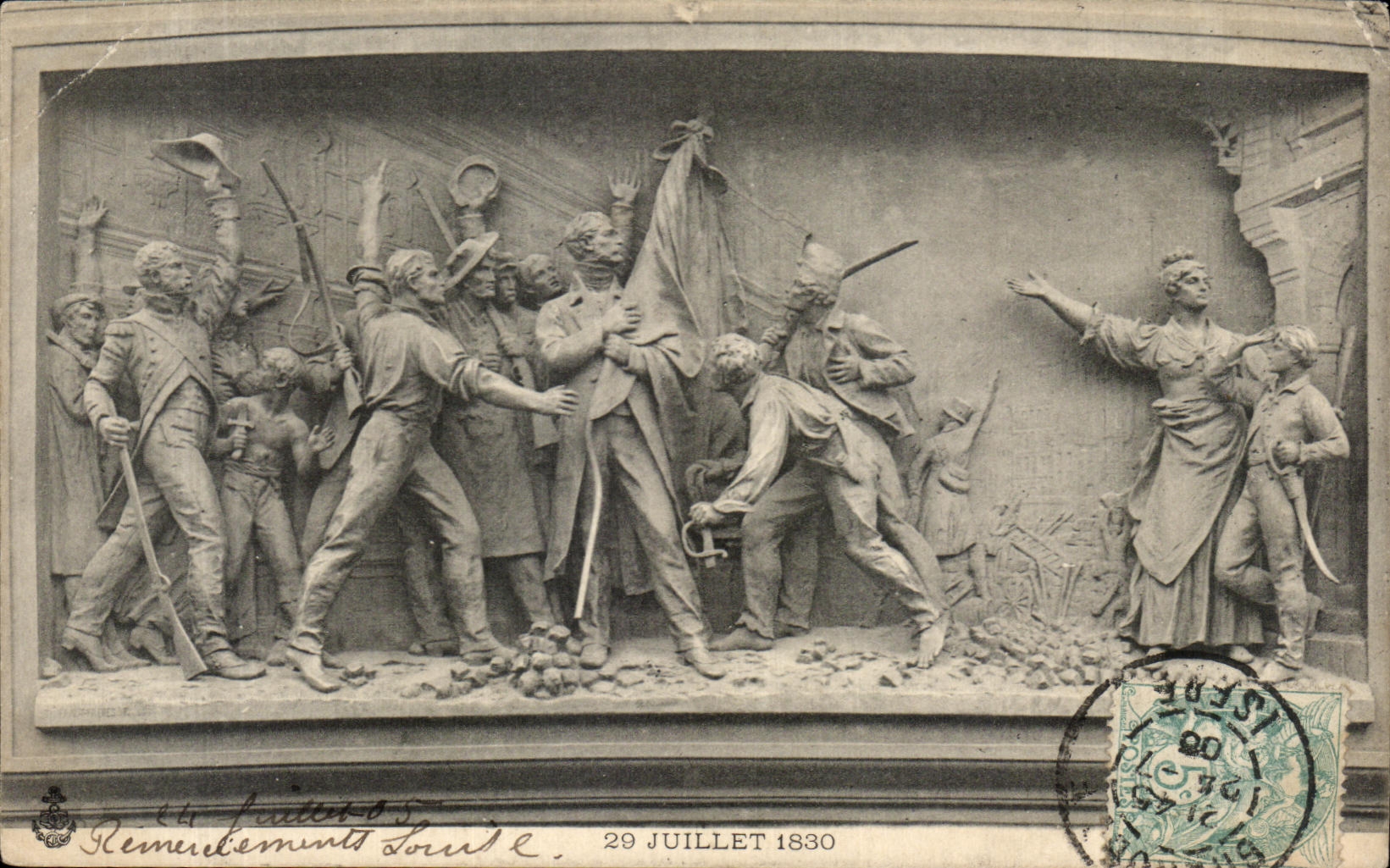 CPA July 29th 1830 Revolution