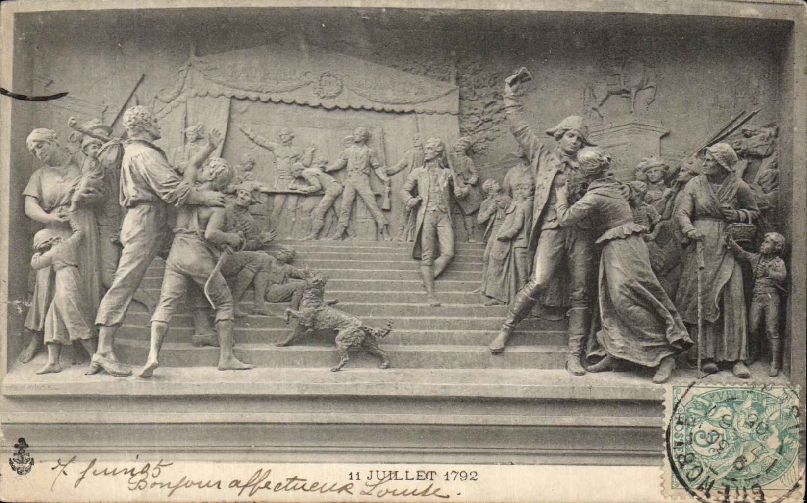 CPA July 11th 1792 French history