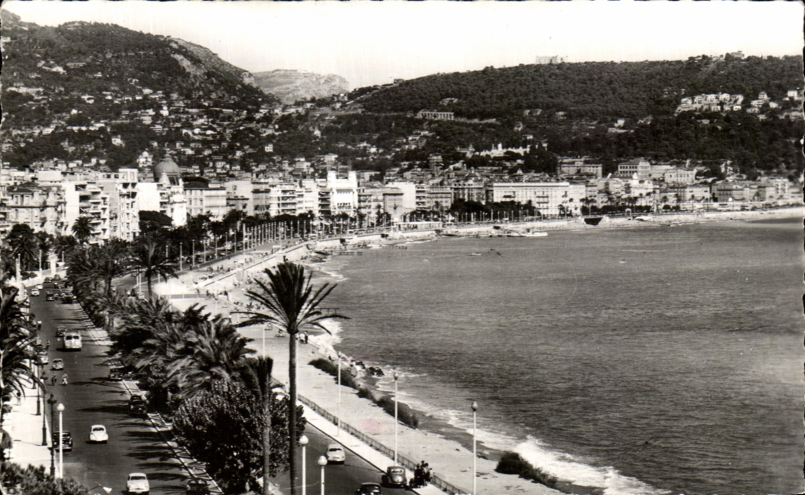 CPA la dimension Niza de la caminata azul del ingles