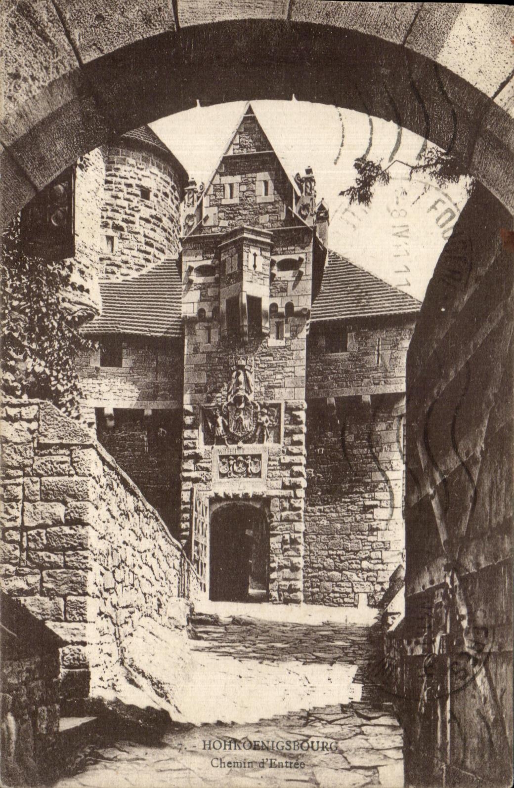 CPA HohKoenigsbourg Way of Entrance
