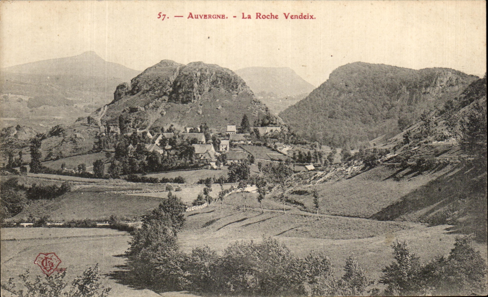 CPA Auvergne the Vendeix Rock