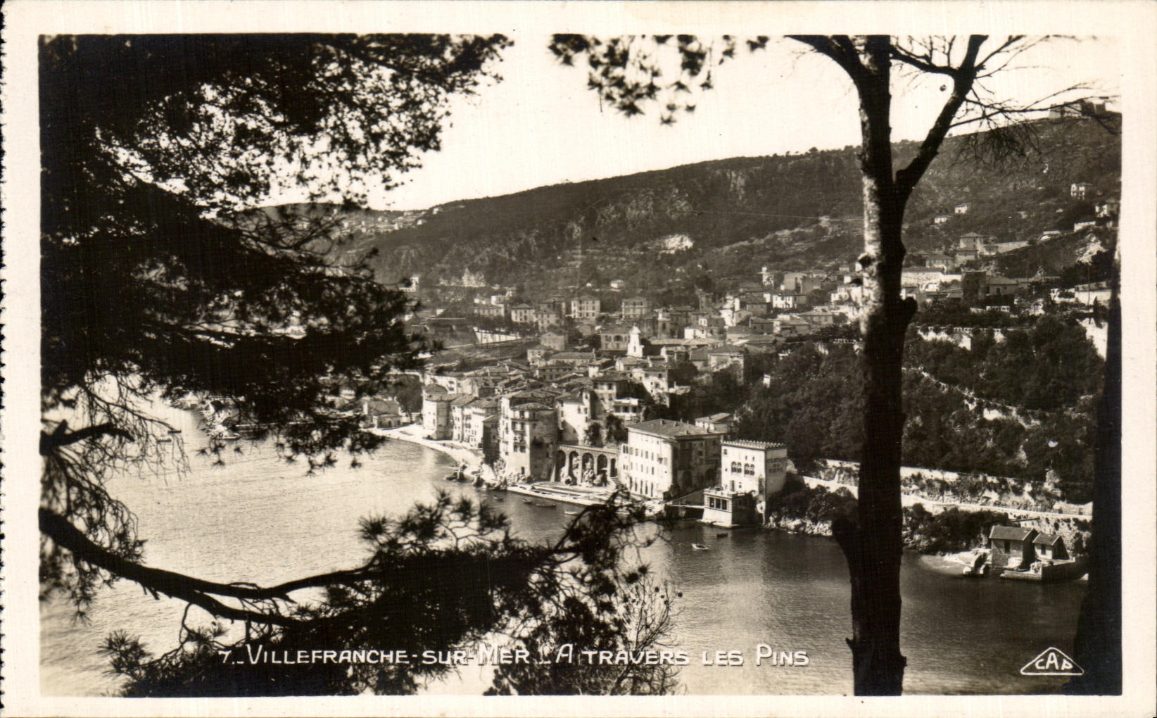 CPA Villefranche On Sea Through the Pines