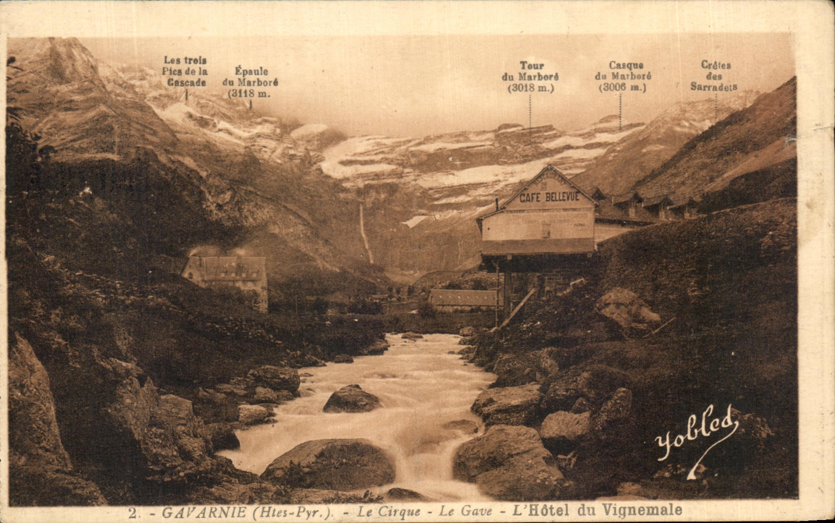 CPA Gavarnie the Circus Gave the Hotel of Vignemale