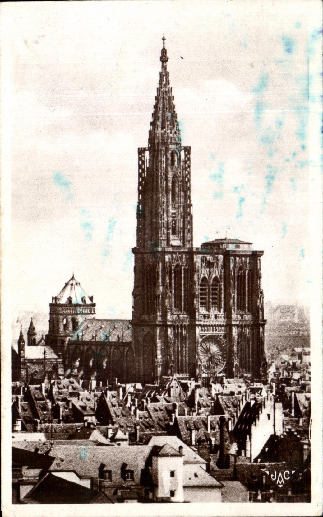 CPA the Strasbourg Old man the Cathedral