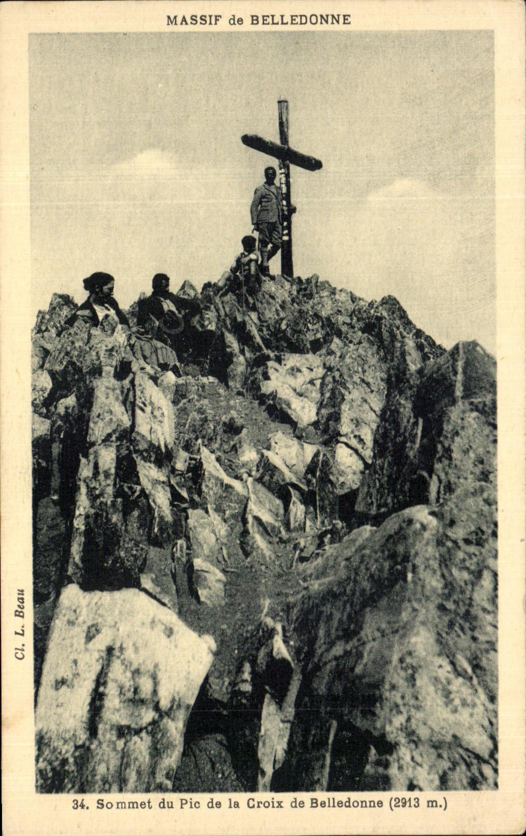 CPA Mountain of Belledonne Summit of the Peak of the Cross of Belledonne