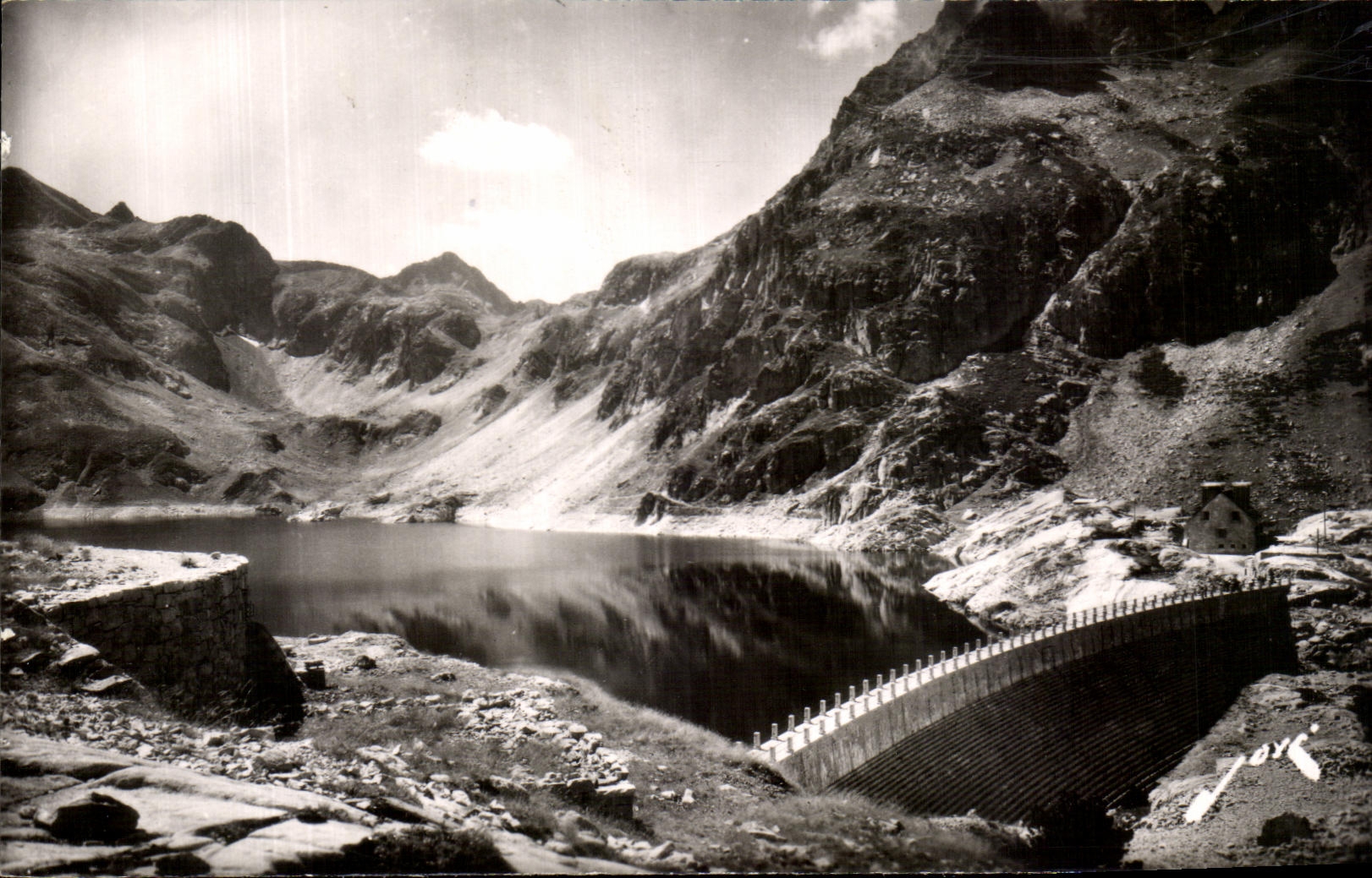 CPA Valley D' Ossau the Lake Artouste and its stopping