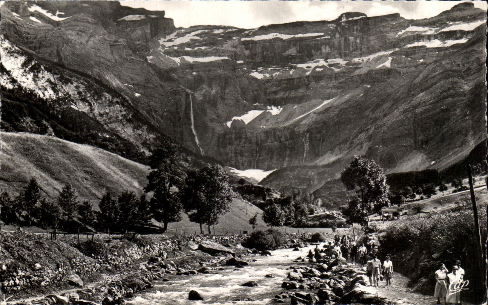 CPA Gavarnie the Circus and Gave