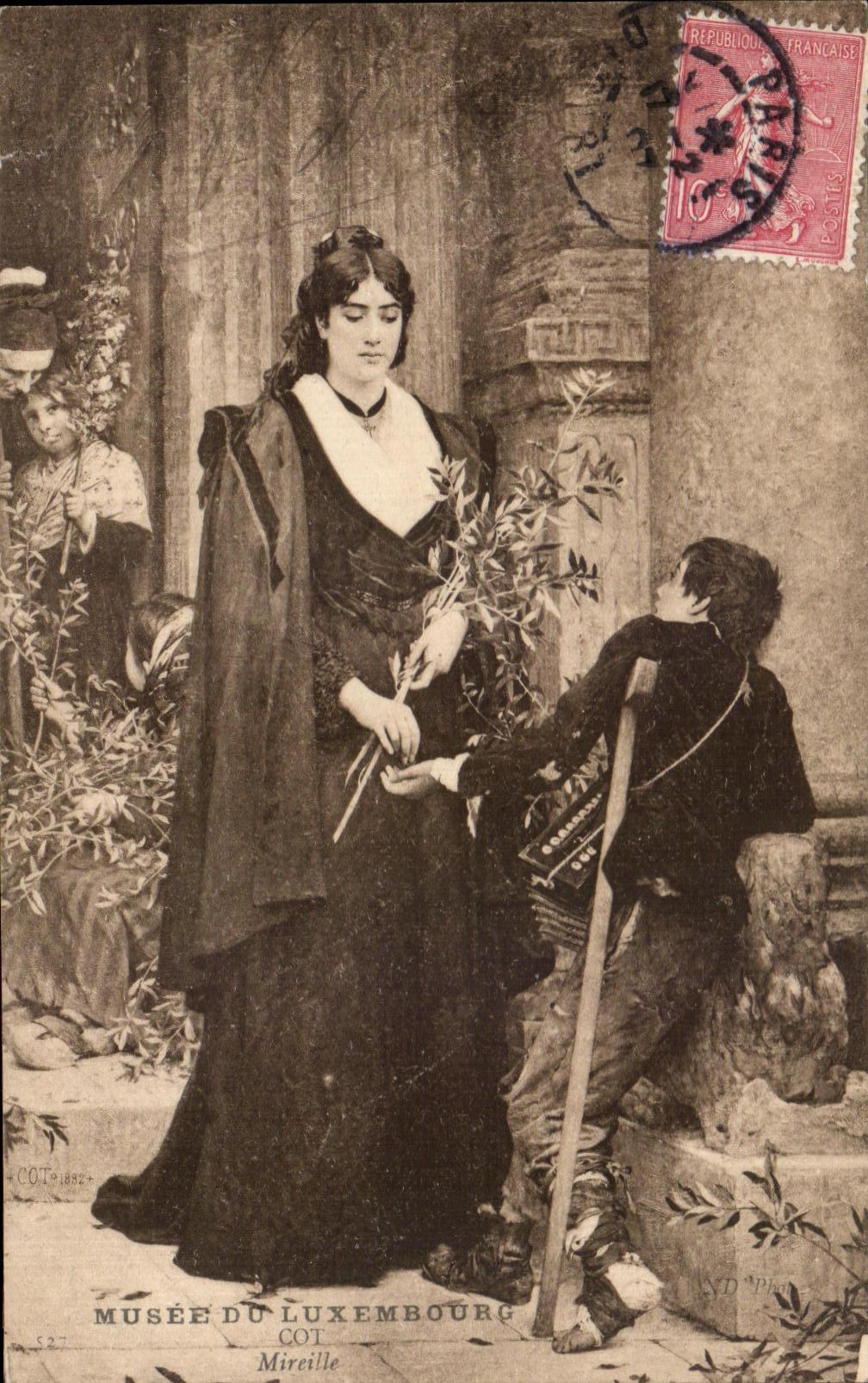 CPA Musee du Luxembourg Mireille 