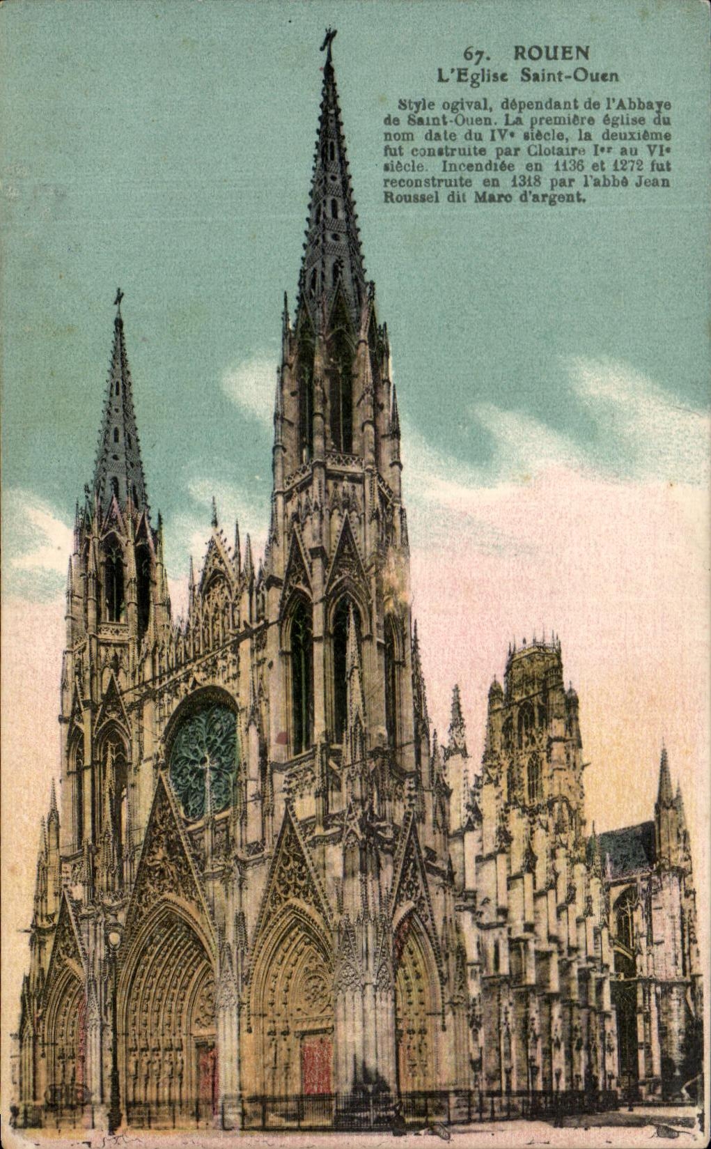 CPA Rouen the Church Saint Ouen