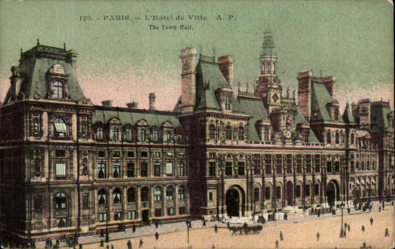 CPA Paris the Town hall