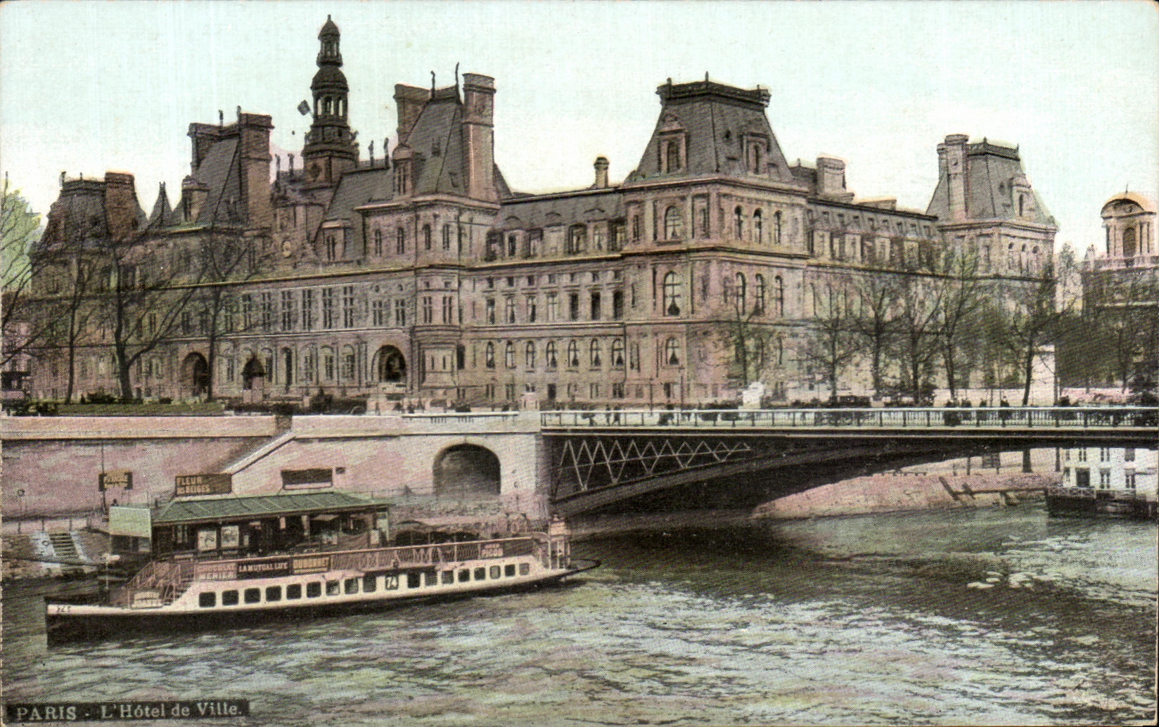 CPA Paris L'Hotel Du Ville Peniche 