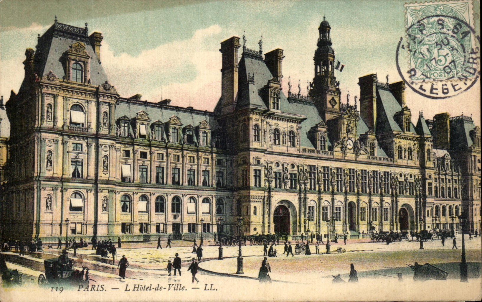 CPA Paris the Town hall