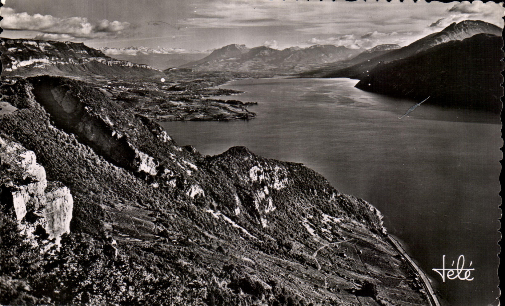 CPA the Lake And Aix Les Bains Chain De Belledonne Of Chambotte