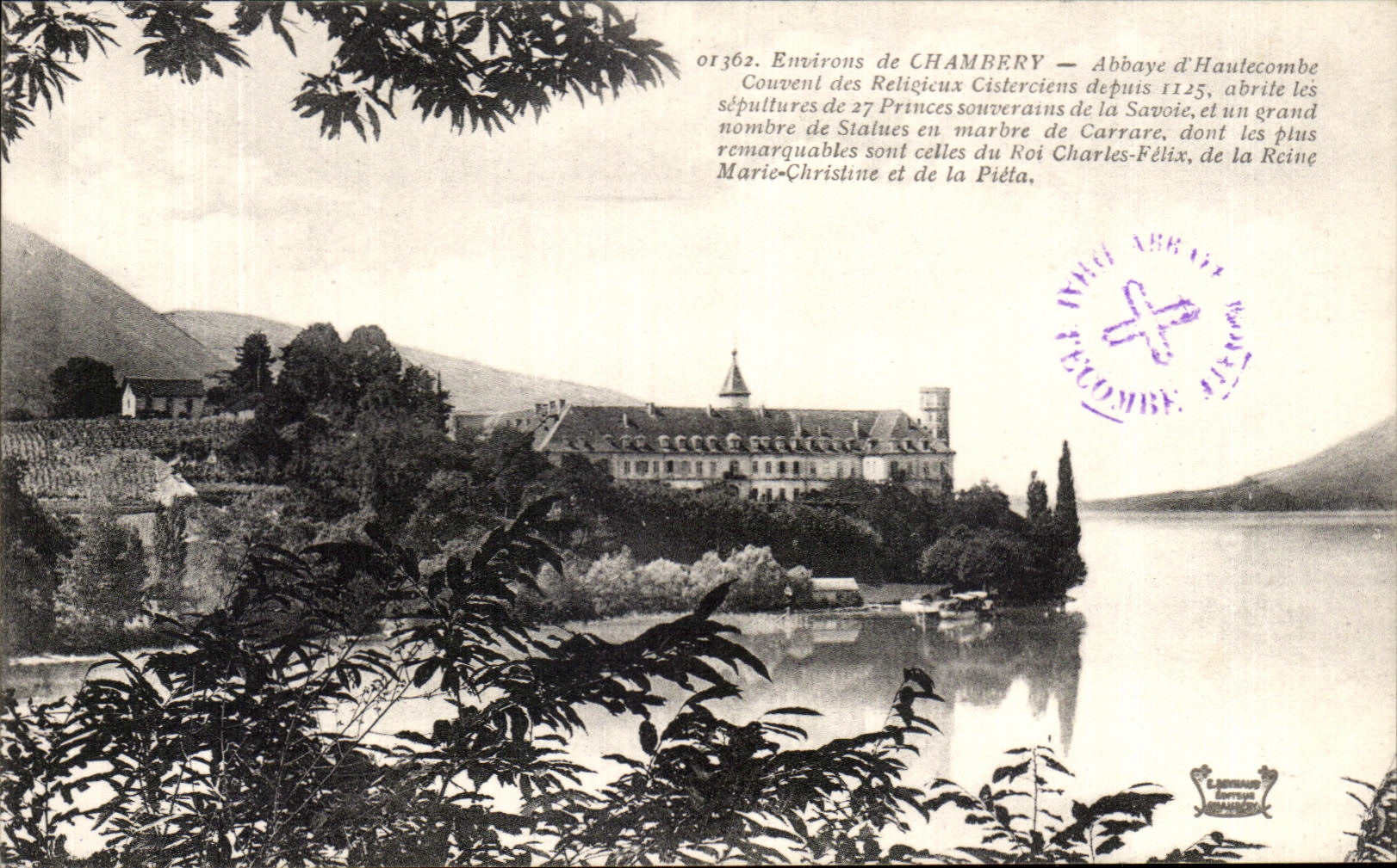 CPA Environs E Chambery Abbaye of Hautecombe Brood of the Monks cistercians