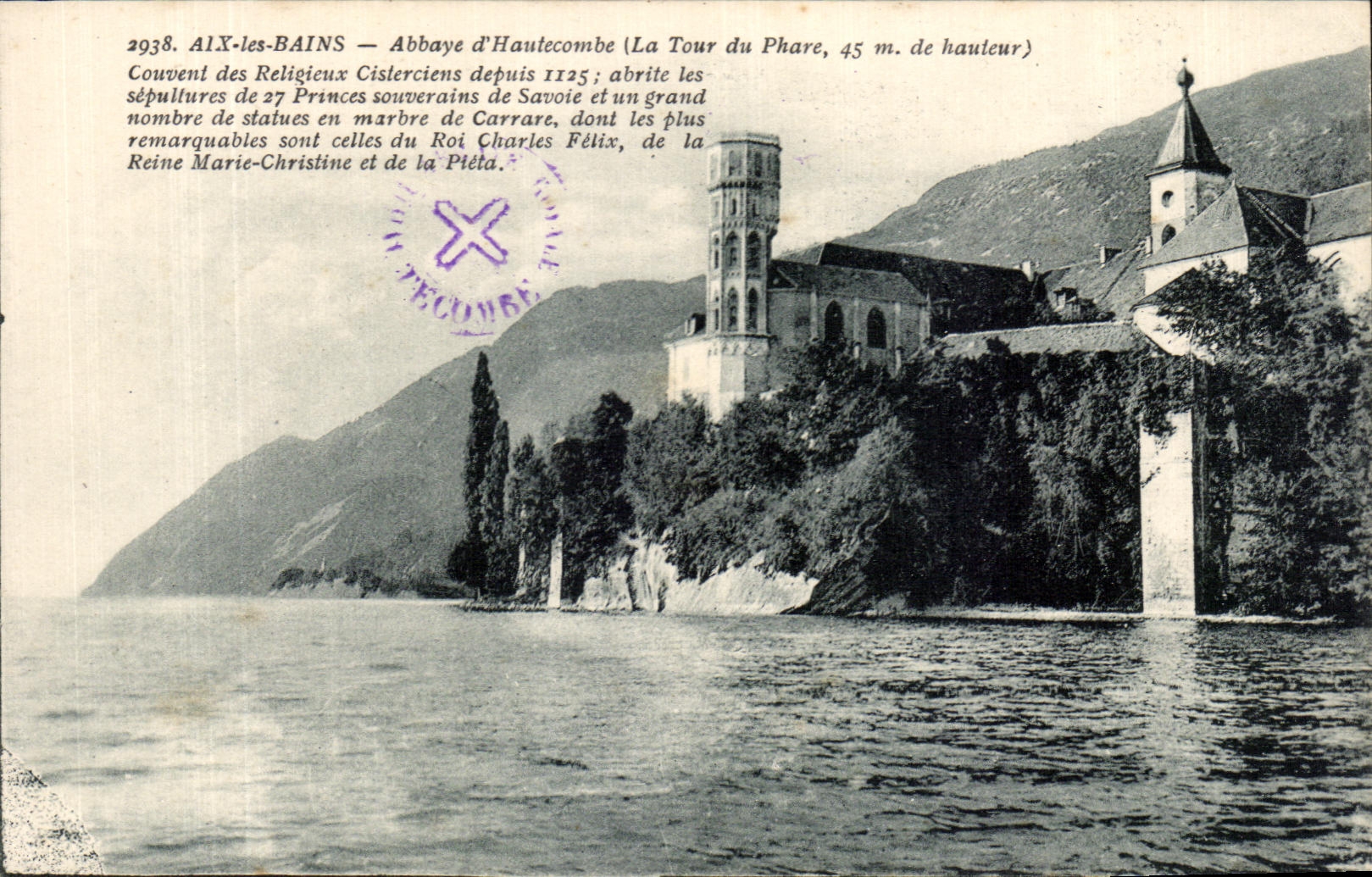 CPA Aix les Bains Abbaye of Hautecombe Brood of the Monks cistercians