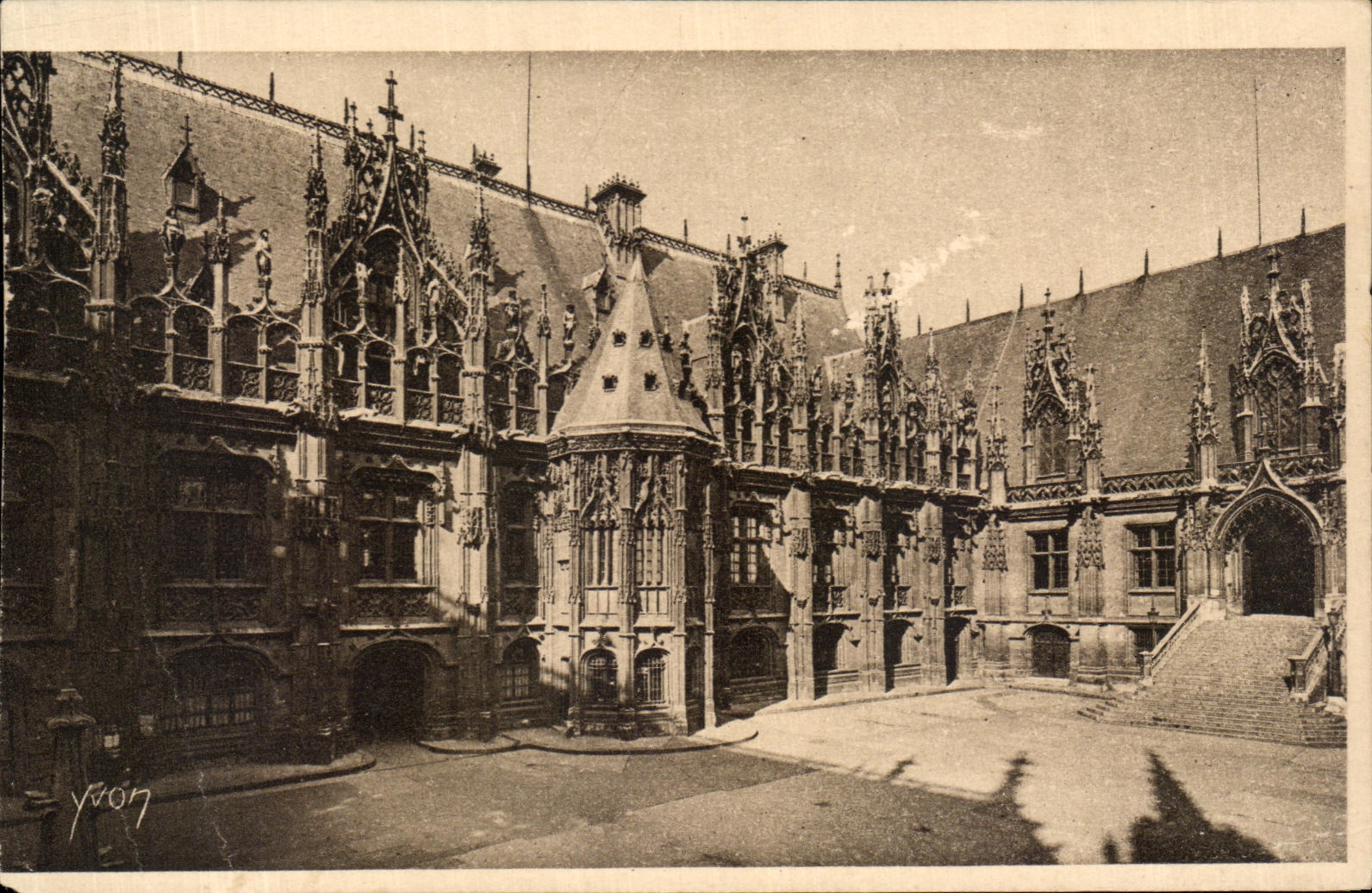 CPA Rouen Law courts Built in 1499 pennies Louis XII