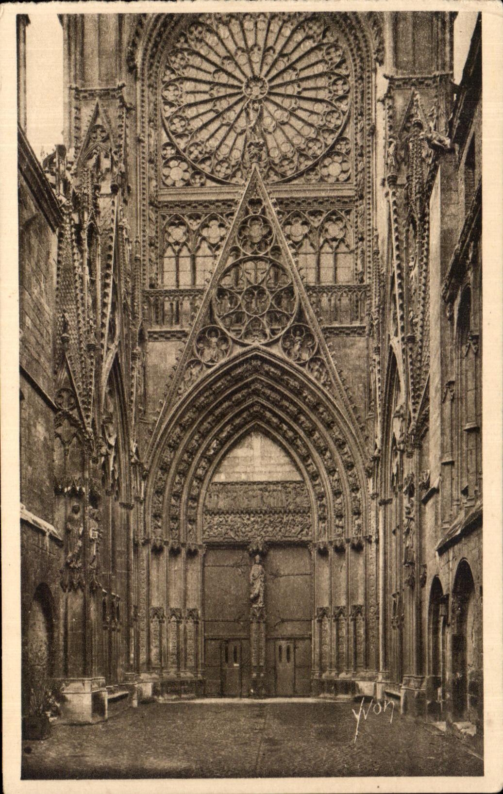CPA Rouen Cathedral of the Booksellers