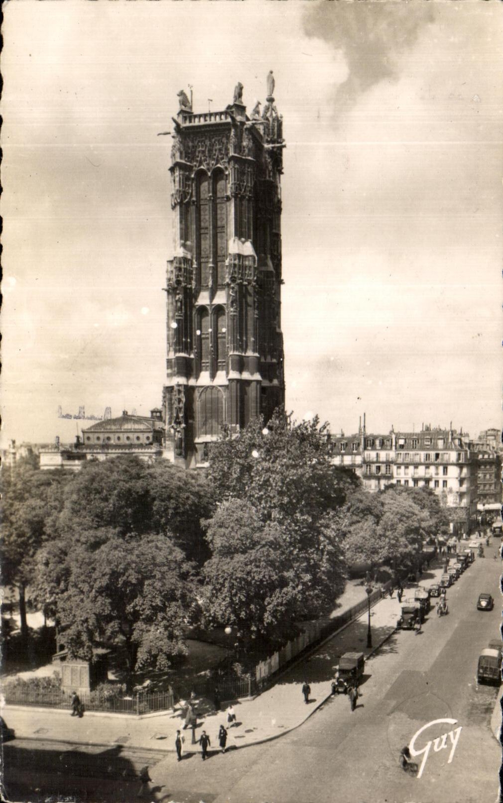 CPA Paris In Its Wonders the Tower Saint Jacques Ex Clocher Of the Church Saint Jacques