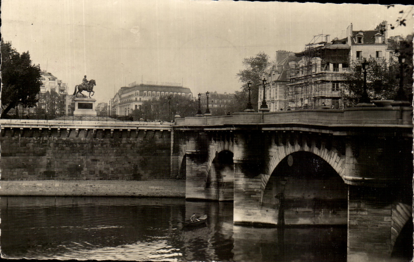 CPA Paris the New Bridge Seen Of the Bank Of the Seine