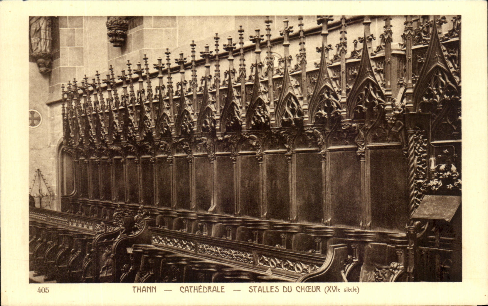 CPA Thann Cathedral Stalls Of the Chorus