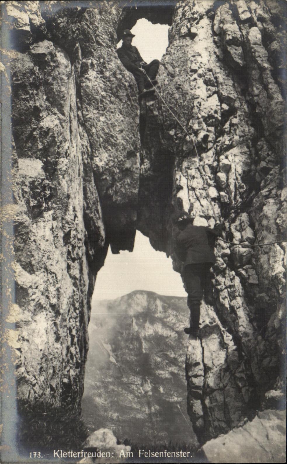 CPA Kletterfreuden Am Felsenfenster