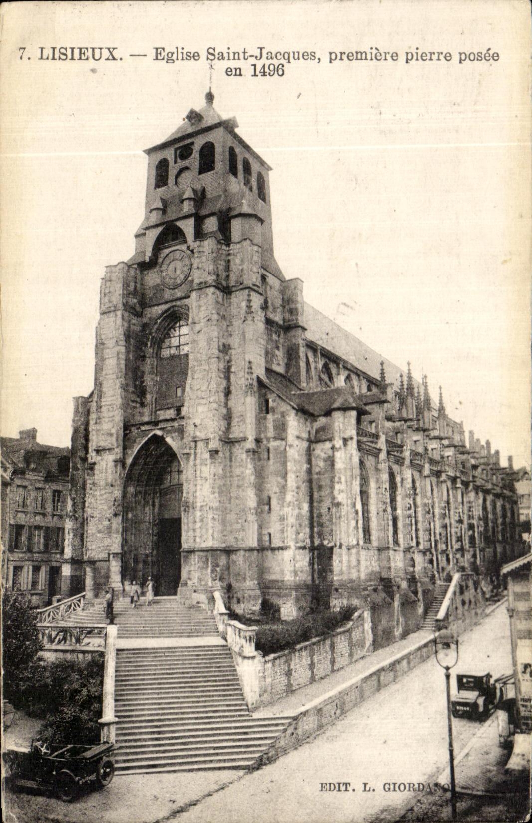 CPA Lisieux Eglise Saint Jacques first hones posee in 1496