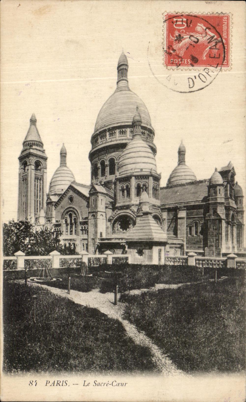 CPA Paris the Sacring Montmartre Heart