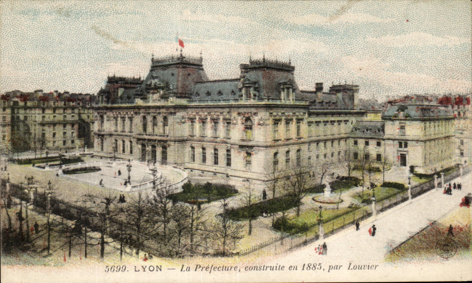 CPA Lyon Prefecture built in 1885 by Louvier