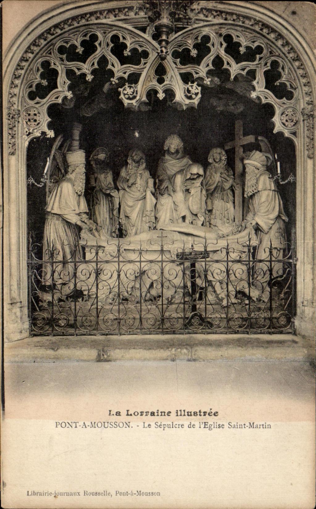 CPA Pont has Mousson Saint the Sepulchre of the Church Martin