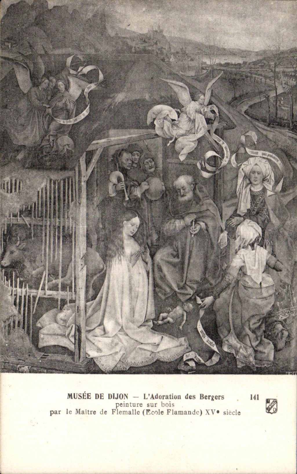 CPA Museum Of Dijon worship of the shepherds Master of Flemalle