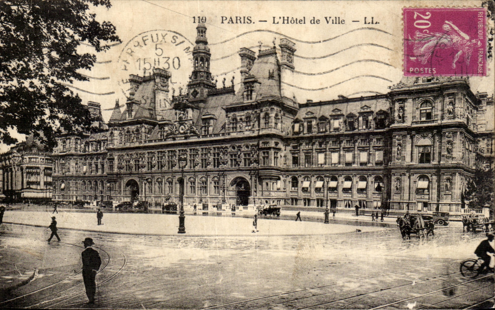 CPA Paris the Town hall