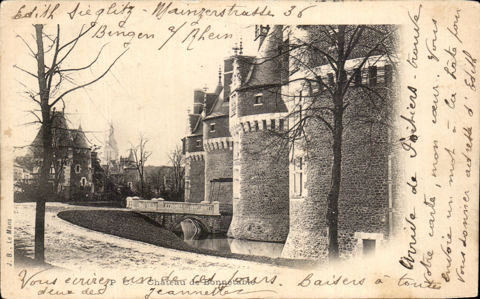 CPA Castle De Bonnetable