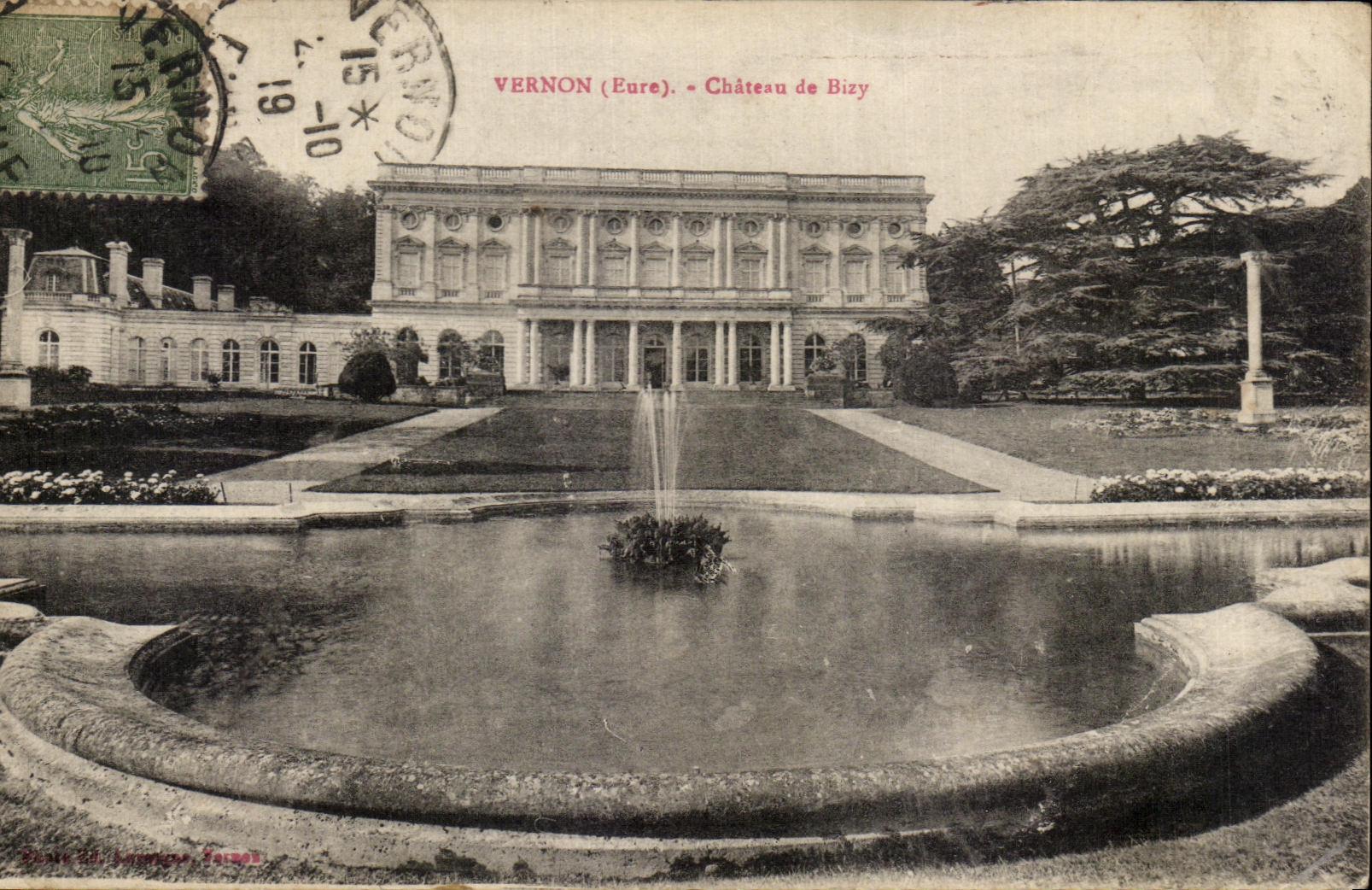 CPA Vernon Castle De Bizy