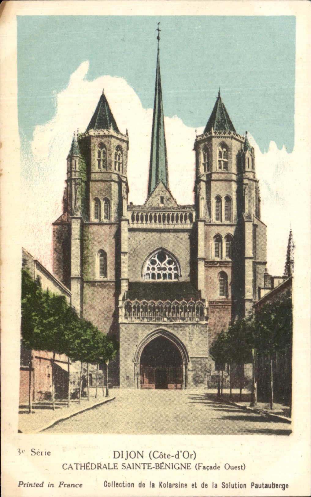 CPA Dijon Cathedral Saint Benign