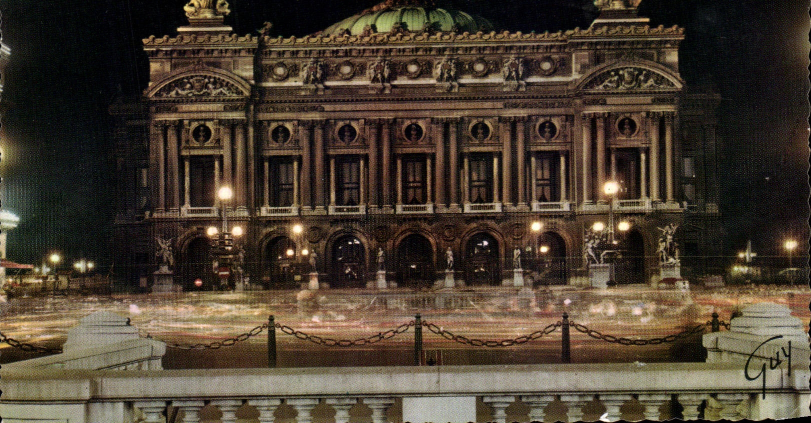 CPSM Paris And its Wonder the theater of Opera seen of night